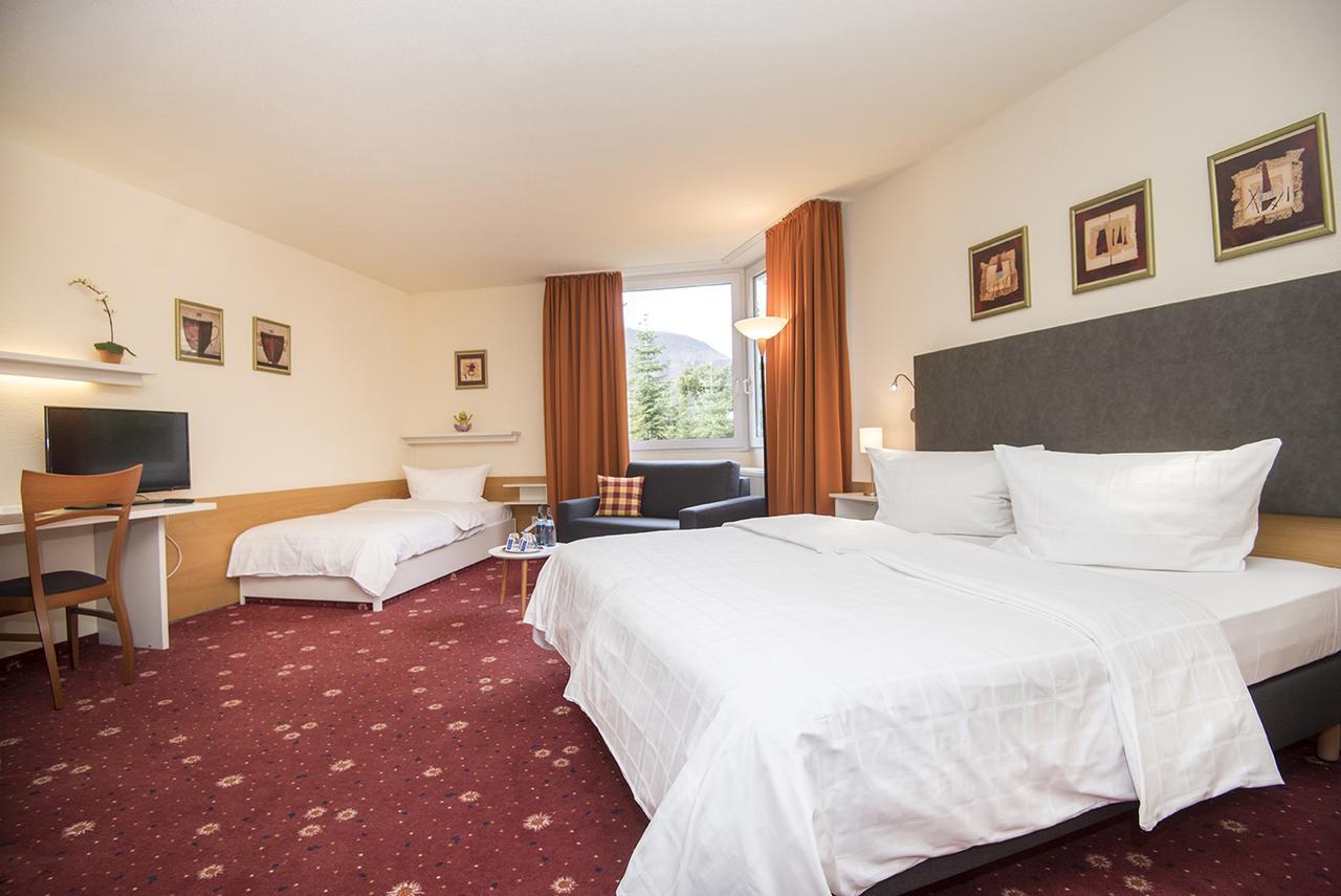 Akzent Hotel Hoehenblick Muehlhausen im Taele Kültér fotó