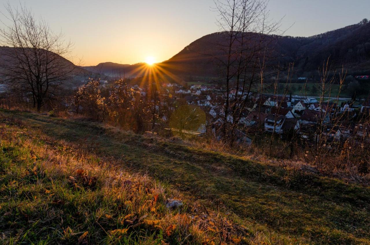 Akzent Hotel Hoehenblick Muehlhausen im Taele Kültér fotó
